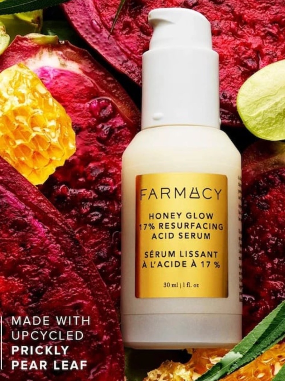 Farmacy Honey Glow AHA + BHA Resurfacing Acid Serum